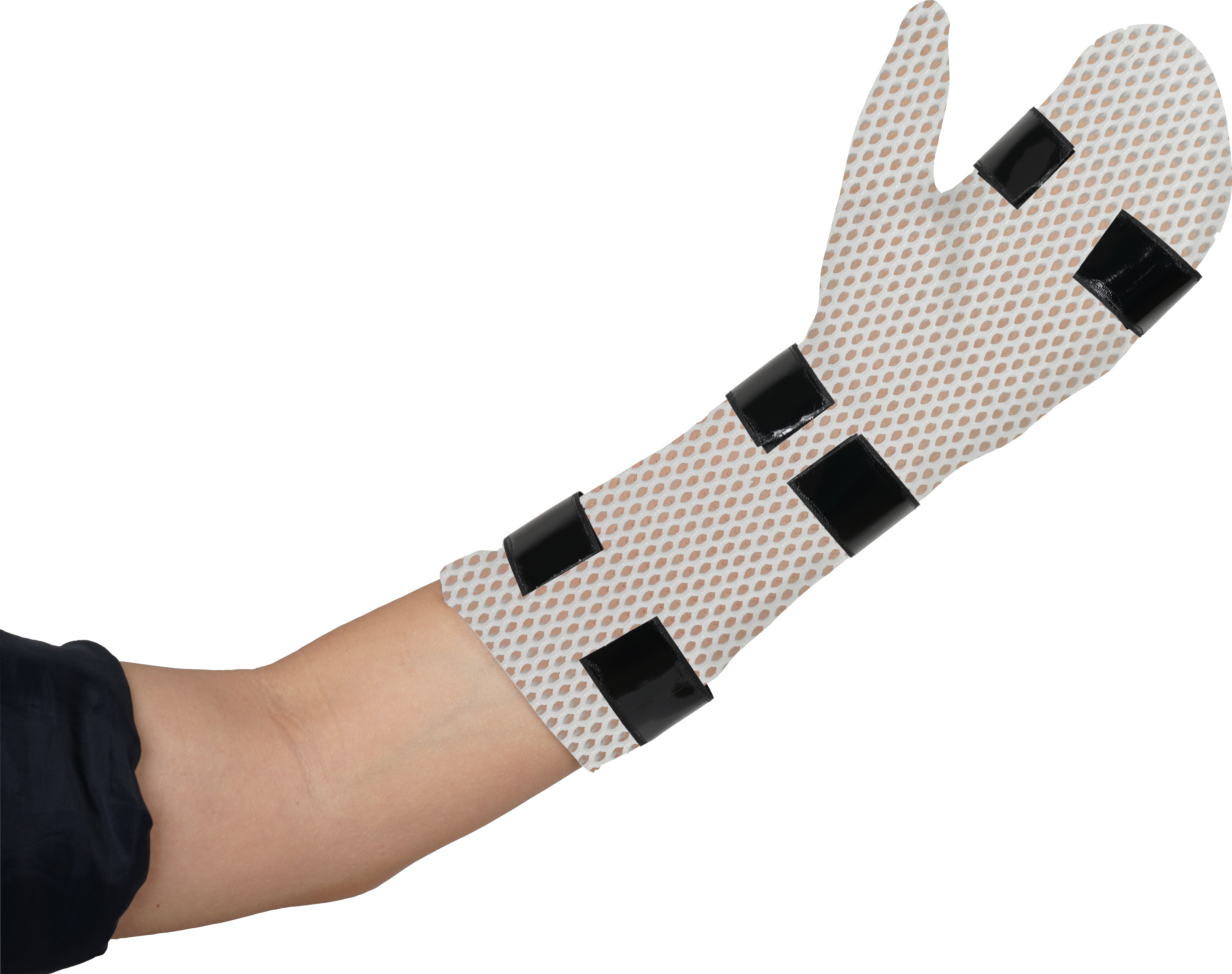How to don a thermoplastic wrist splint？